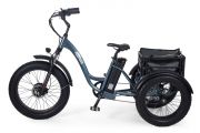 Triciclo Elétrico Invictus Barra Baixa Cinzento Metalizado